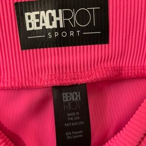 Hot Pink Beach Riot Leggings